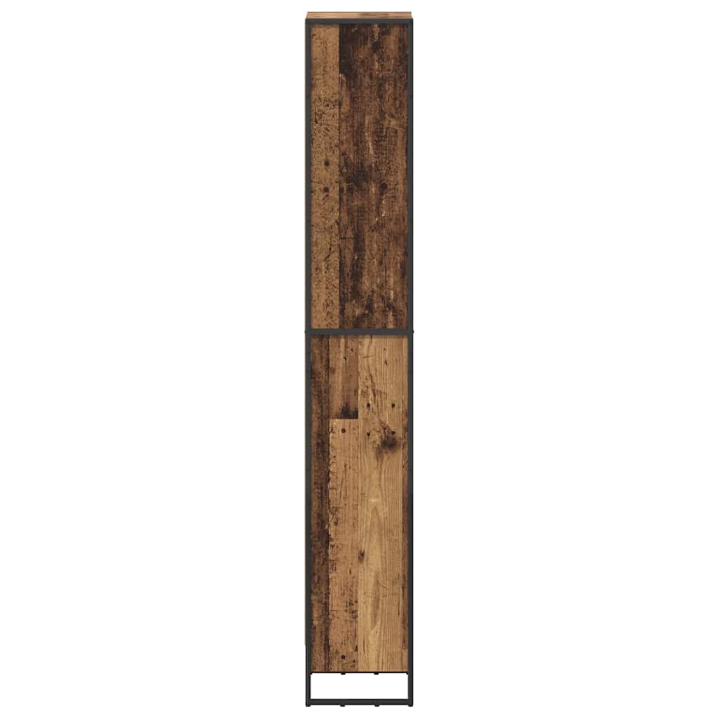 Bücherregal 40 x 30 x 189,5 cm Holzwerkstoff Altholz