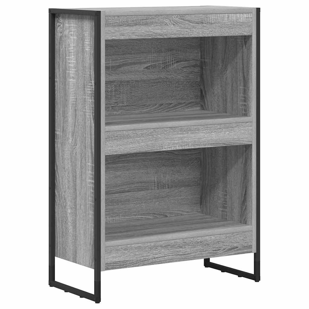 Bücherregal 60 x 30 x 86,5 cm Holzwerkstoff Graues Sonoma