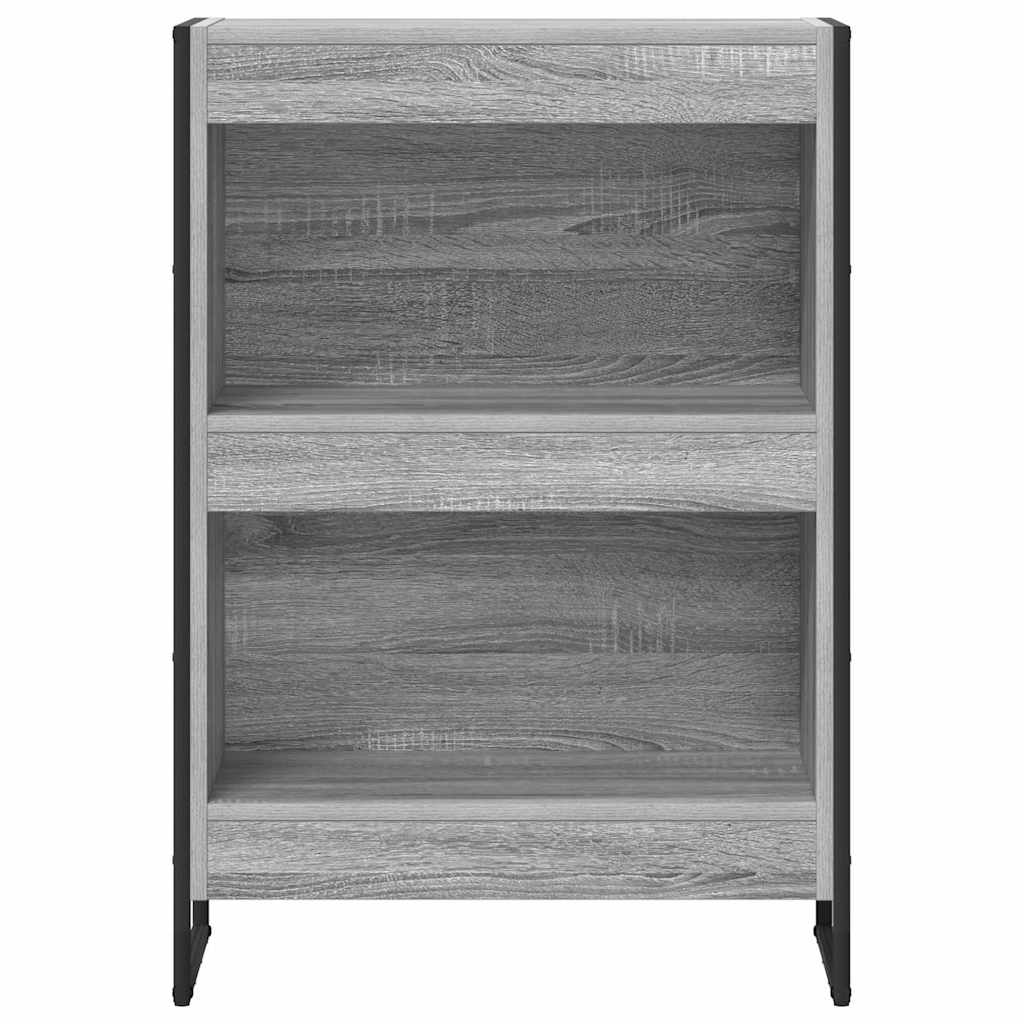 Bücherregal 60 x 30 x 86,5 cm Holzwerkstoff Graues Sonoma