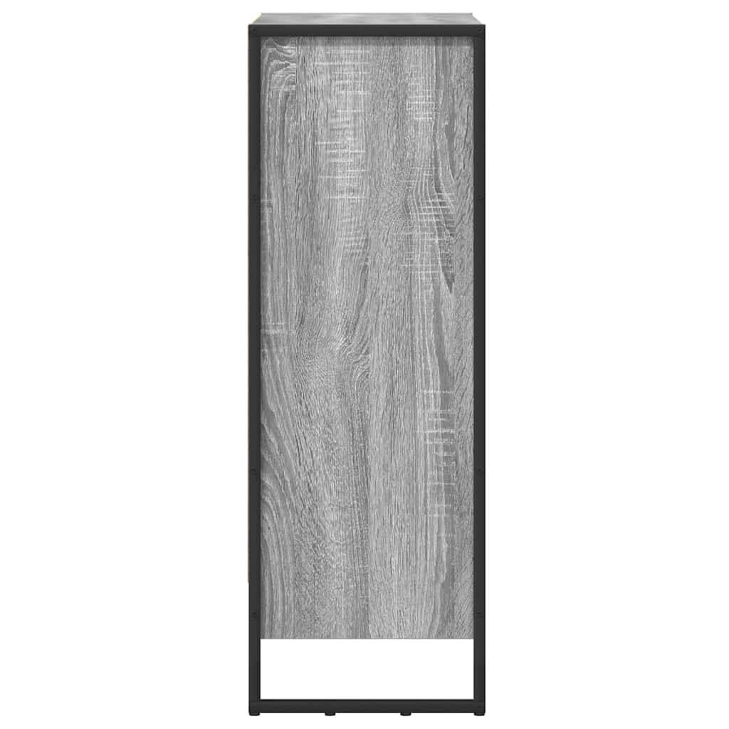 Bücherregal 60 x 30 x 86,5 cm Holzwerkstoff Graues Sonoma
