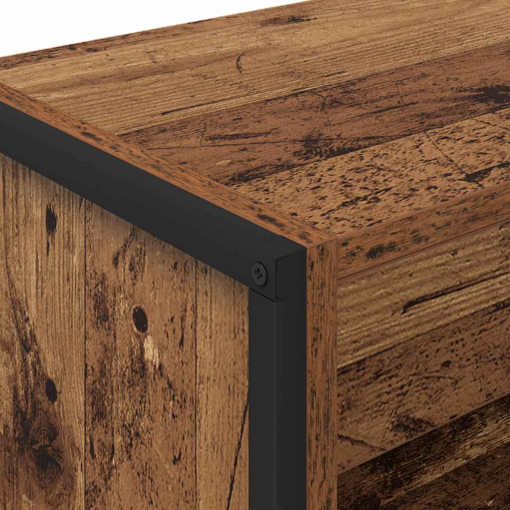 Bücherregal 60 x 30 x 86,5 cm Holzwerkstoff Altholz