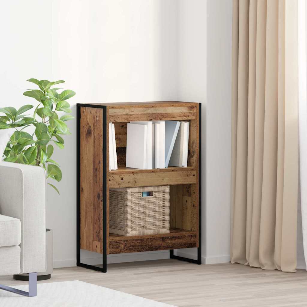 Bücherregal 60 x 30 x 86,5 cm Holzwerkstoff Altholz