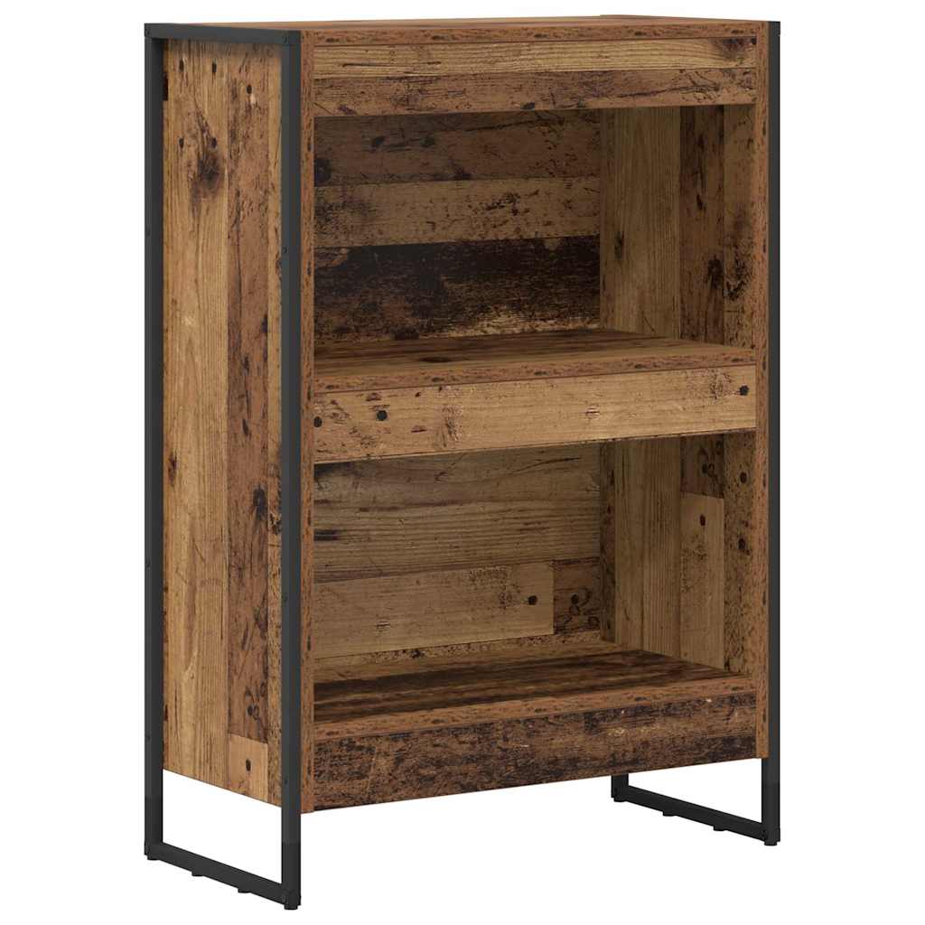 Bücherregal 60 x 30 x 86,5 cm Holzwerkstoff Altholz