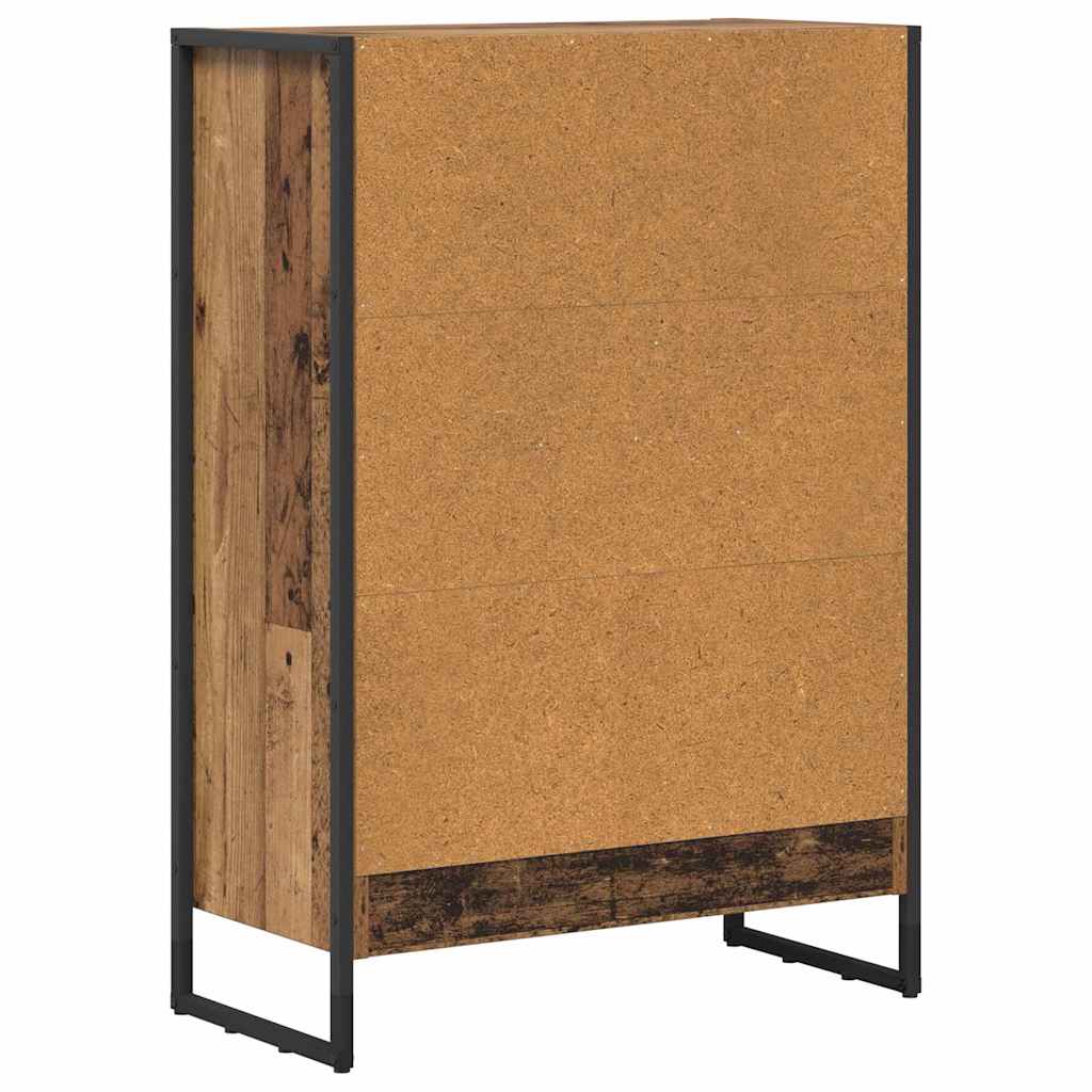 Bücherregal 60 x 30 x 86,5 cm Holzwerkstoff Altholz