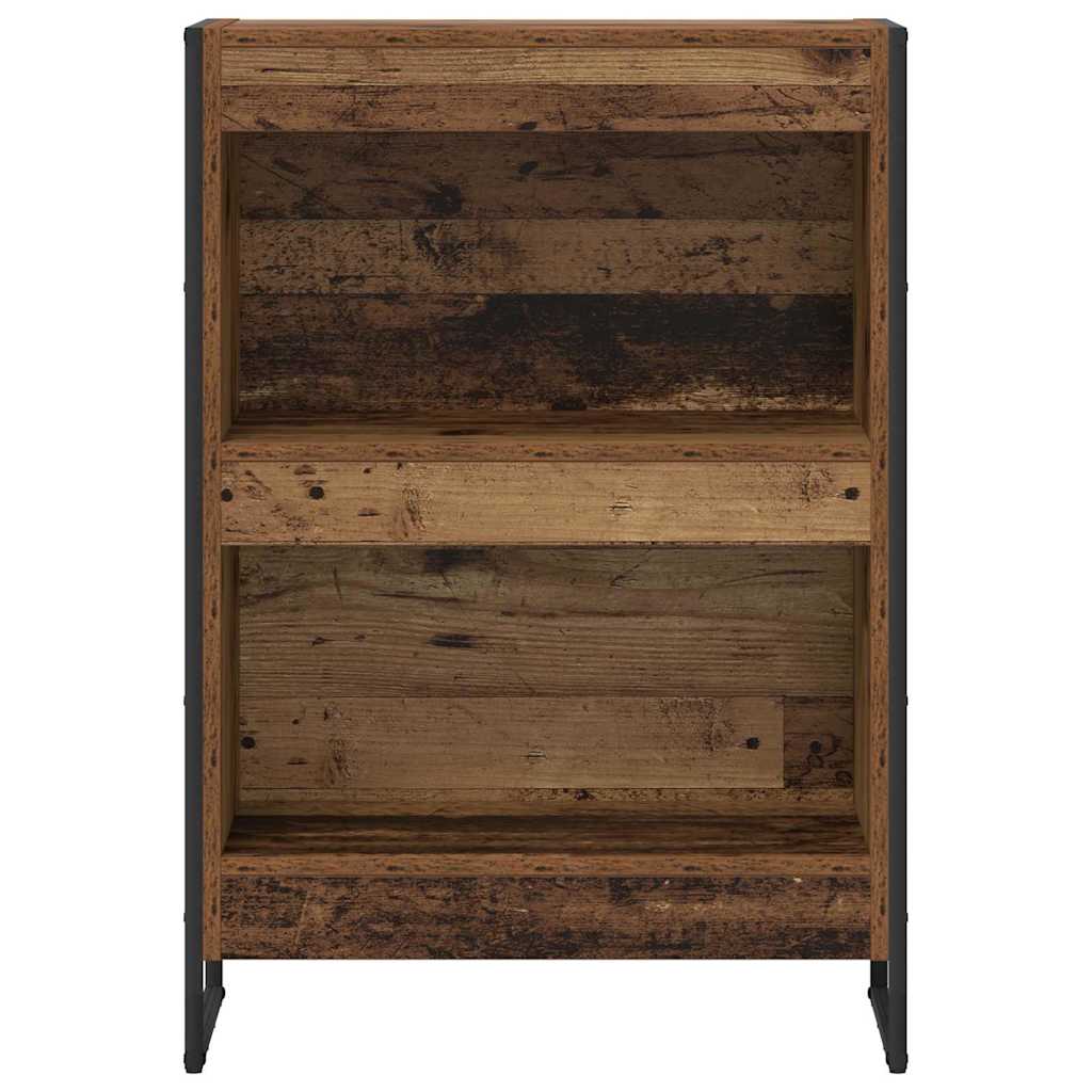 Bücherregal 60 x 30 x 86,5 cm Holzwerkstoff Altholz