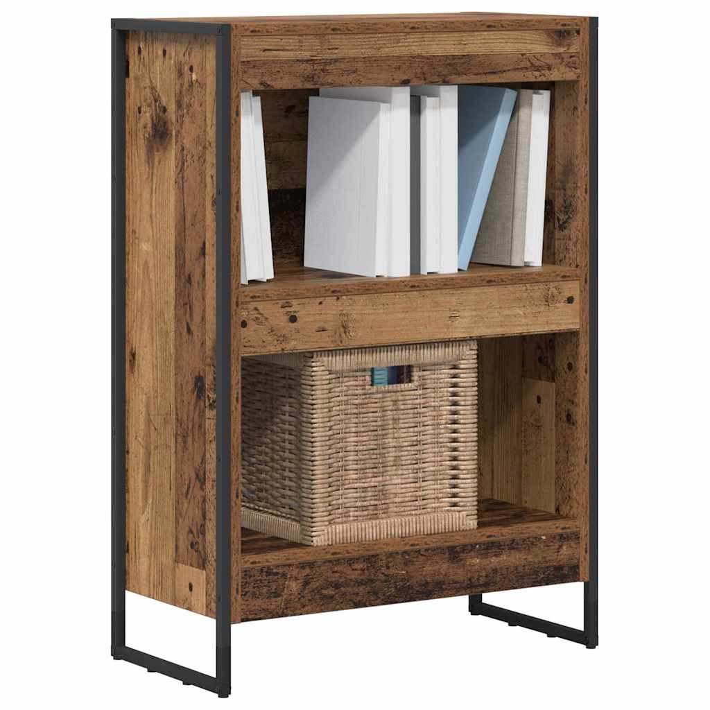 Bücherregal 60 x 30 x 86,5 cm Holzwerkstoff Altholz
