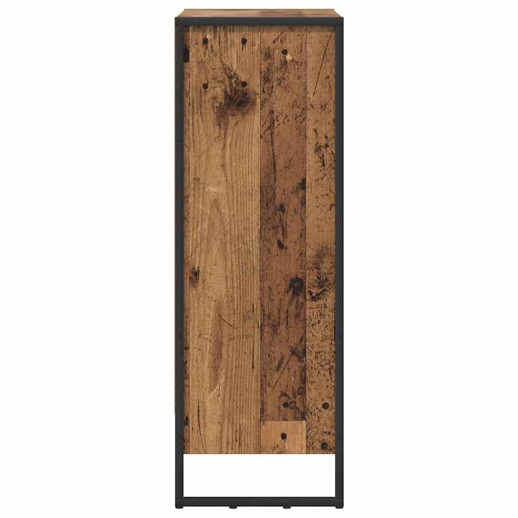 Bücherregal 60 x 30 x 86,5 cm Holzwerkstoff Altholz