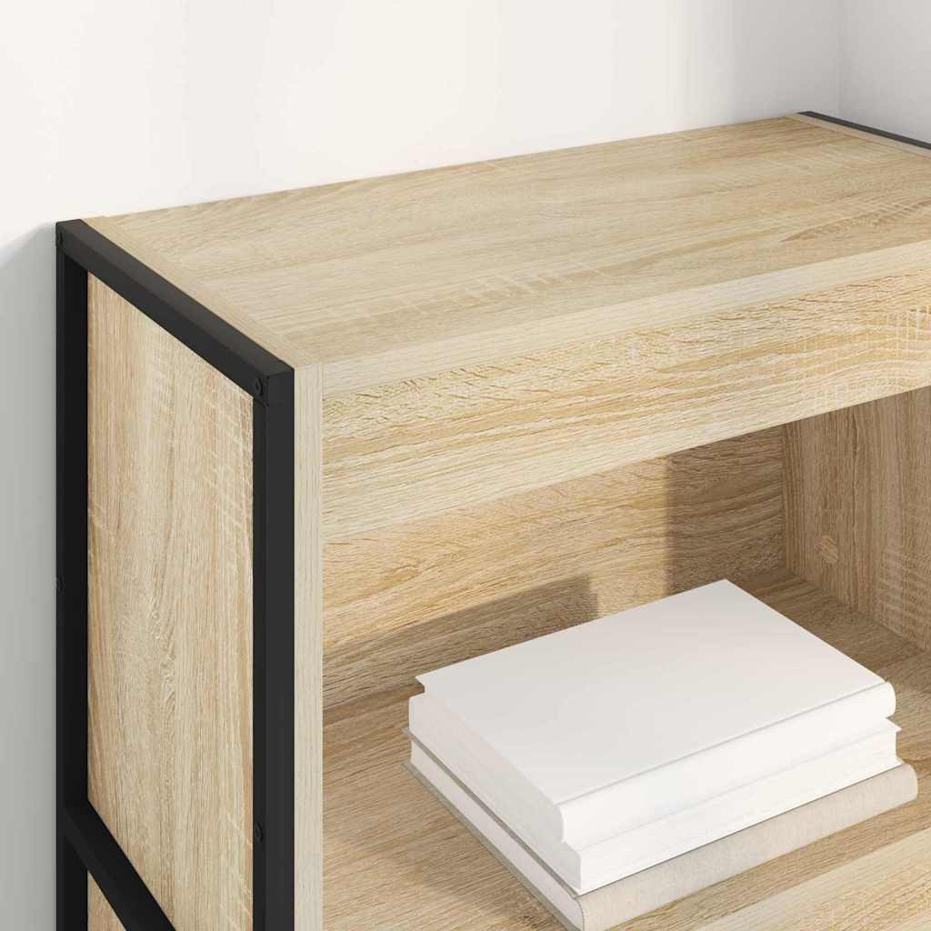 Bücherregal 60 x 30 x 121 cm Holzwerkstoff Sonoma