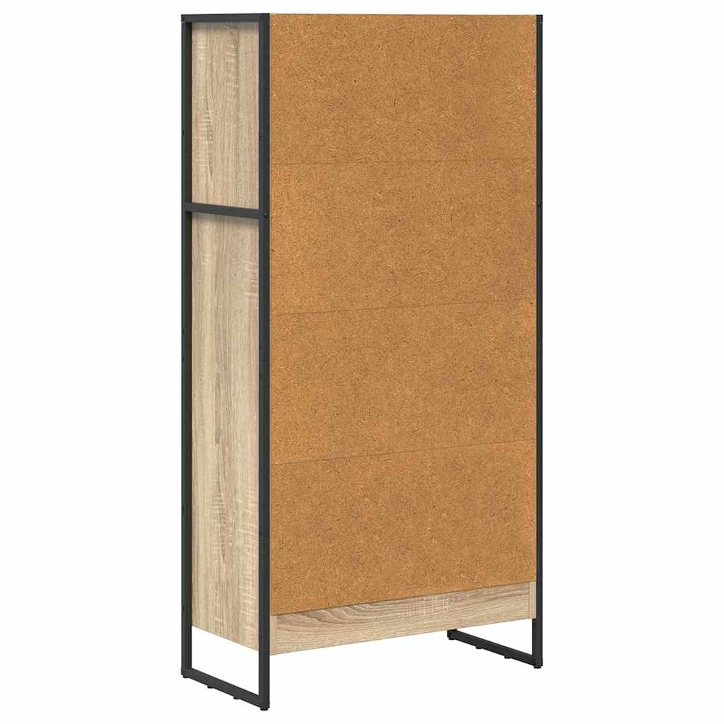 Bücherregal 60 x 30 x 121 cm Holzwerkstoff Sonoma
