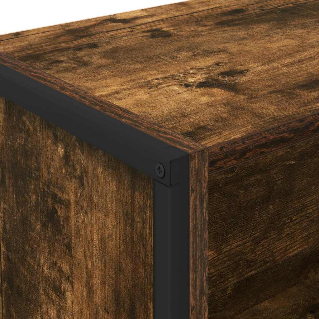 Bücherregal 60 x 30 x 121 cm Holzwerkstoff Raucharbe