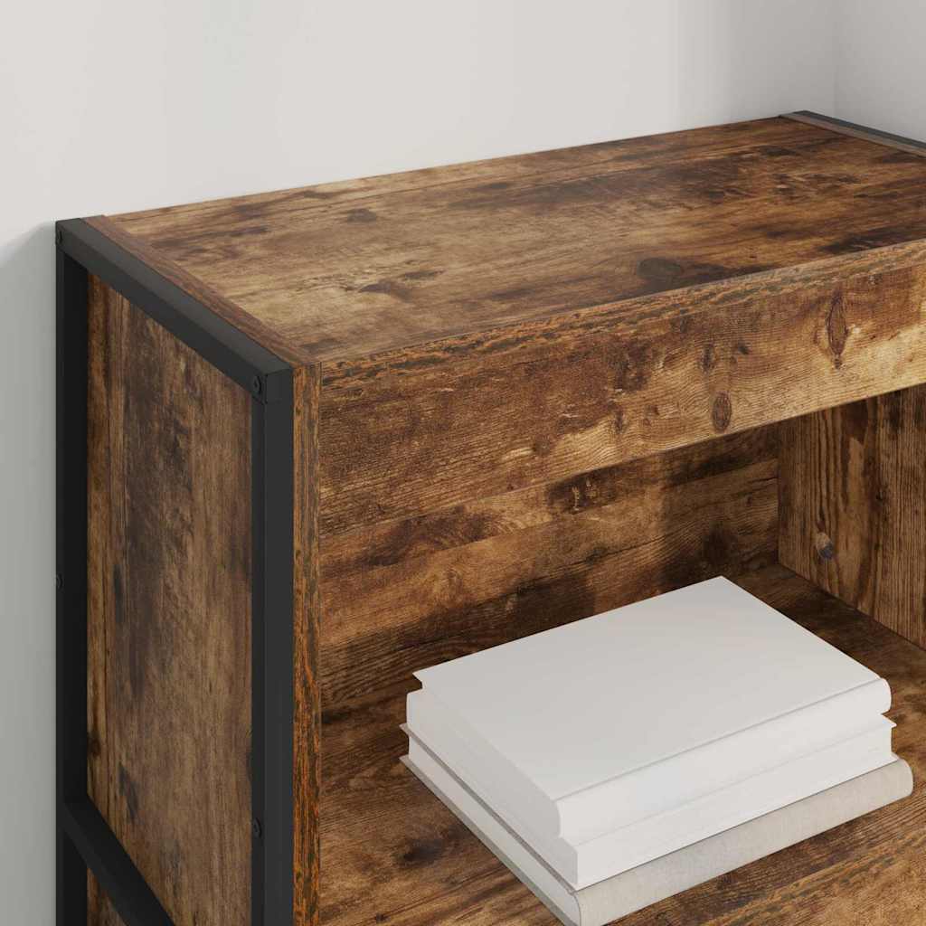 Bücherregal 60 x 30 x 121 cm Holzwerkstoff Raucharbe