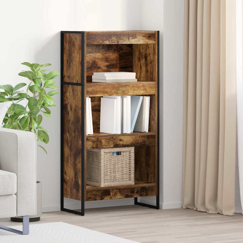 Bücherregal 60 x 30 x 121 cm Holzwerkstoff Raucharbe