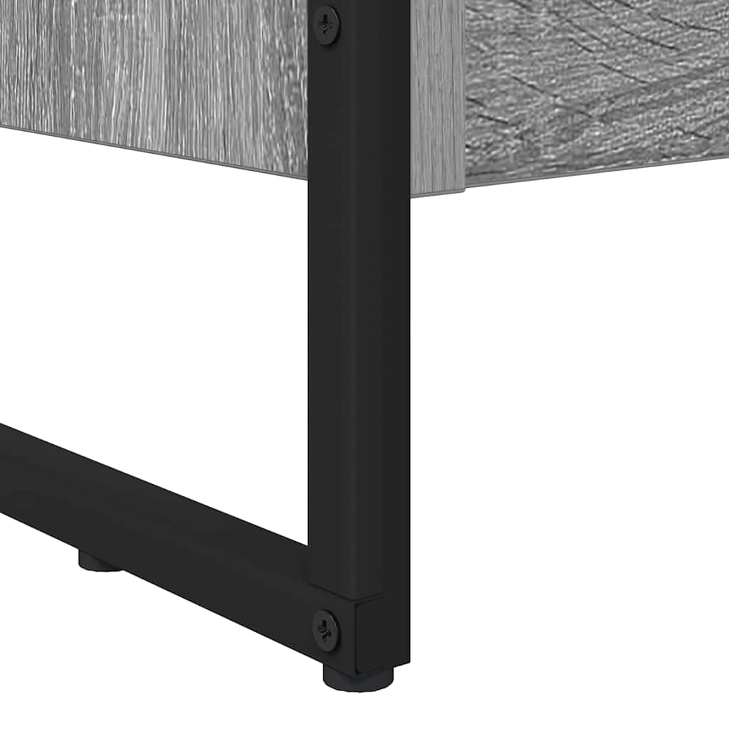 Bücherregal 60 x 30 x 121 cm Holzwerkstoff Graues Sonoma