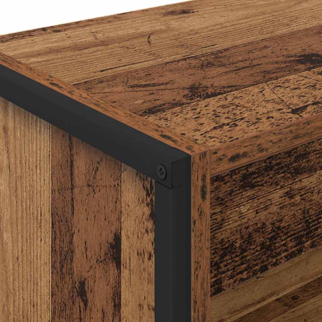 Bücherregal 60 x 30 x 121 cm Holzwerkstoff Altholz