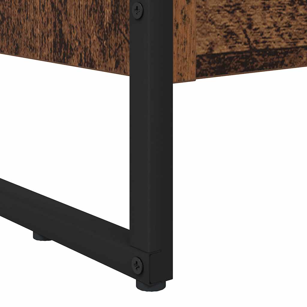 Bücherregal 60 x 30 x 121 cm Holzwerkstoff Altholz