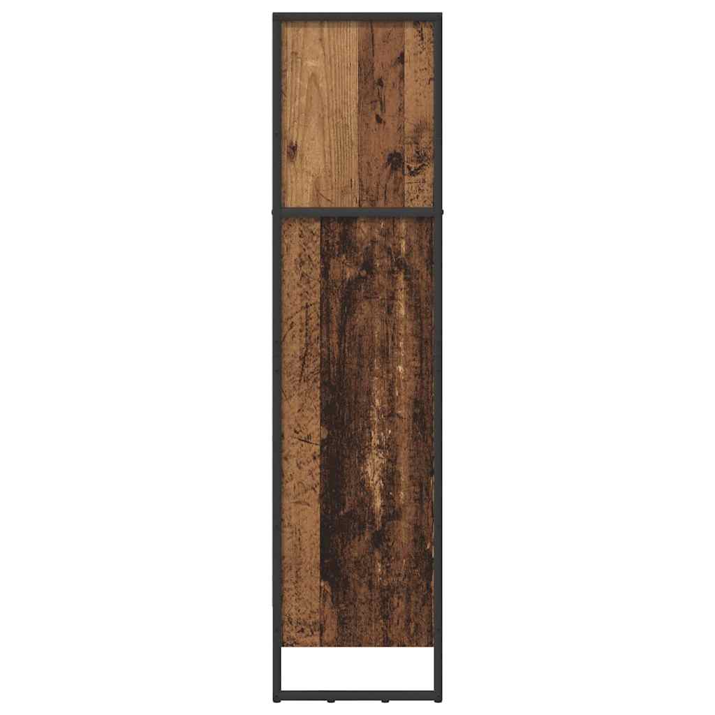 Bücherregal 60 x 30 x 121 cm Holzwerkstoff Altholz
