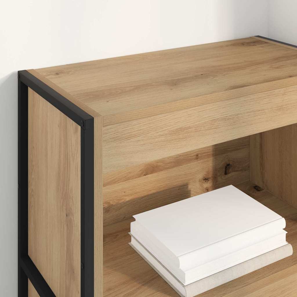 Bücherregal 60 x 30 x 121 cm Holzwerkstoff Kunsthandwerk Eiche