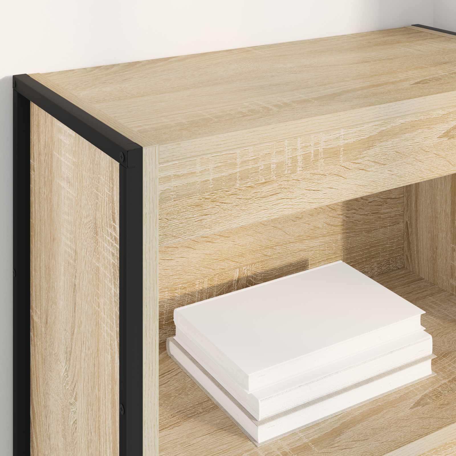 Bücherregal 60 x 30 x 155 cm Holzwerkstoff Sonoma