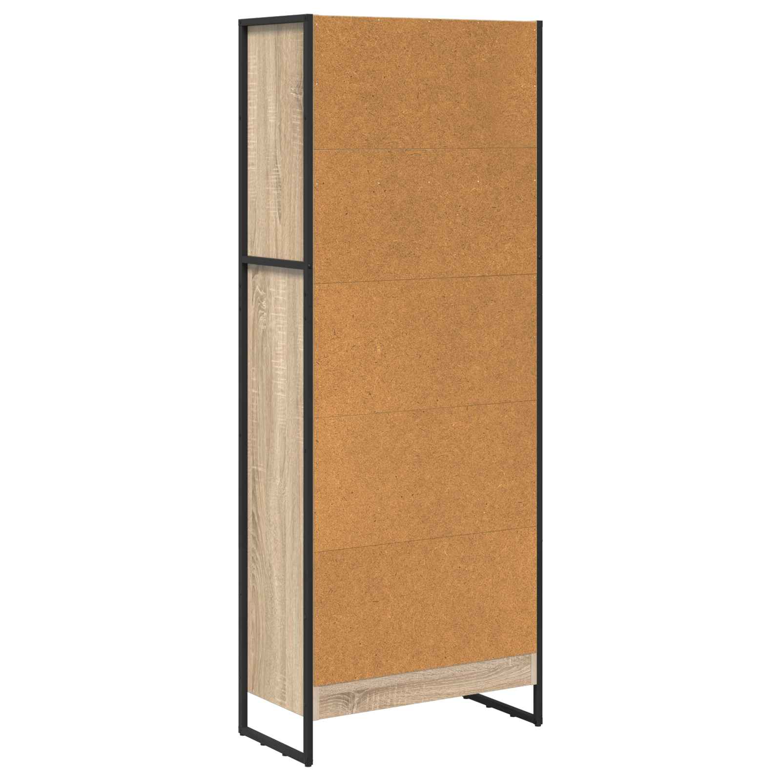 Bücherregal 60 x 30 x 155 cm Holzwerkstoff Sonoma