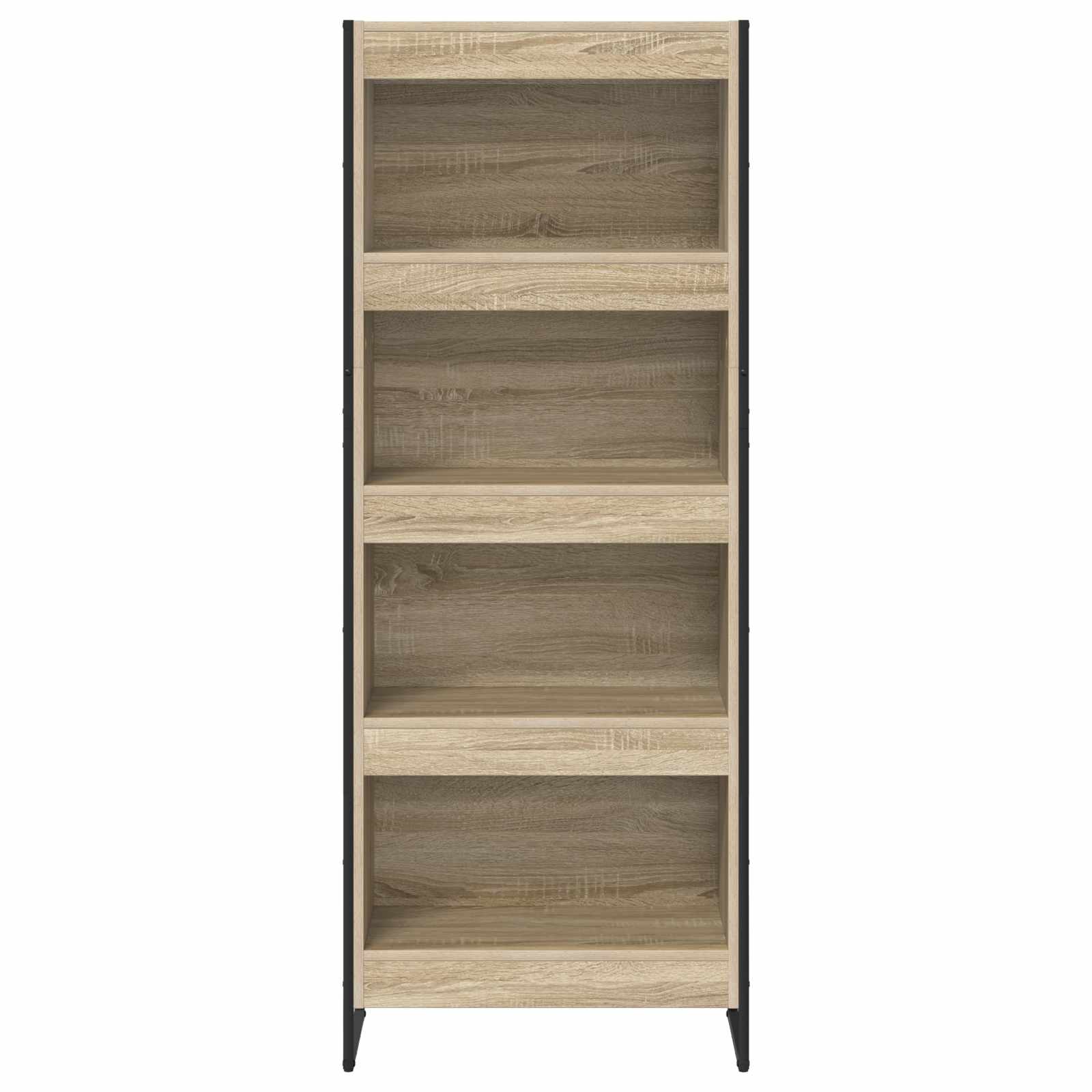 Bücherregal 60 x 30 x 155 cm Holzwerkstoff Sonoma