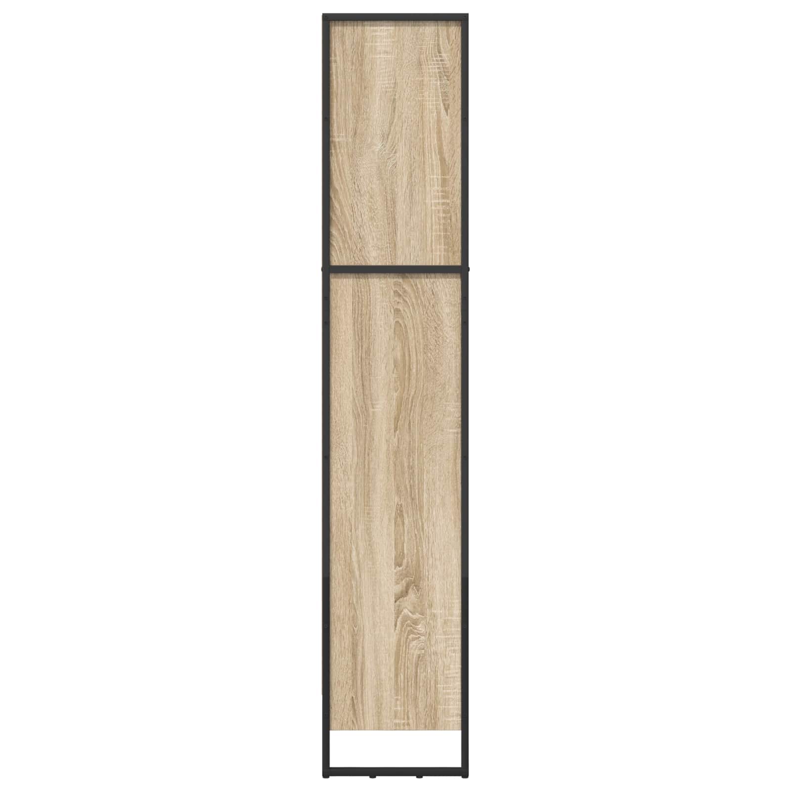 Bücherregal 60 x 30 x 155 cm Holzwerkstoff Sonoma