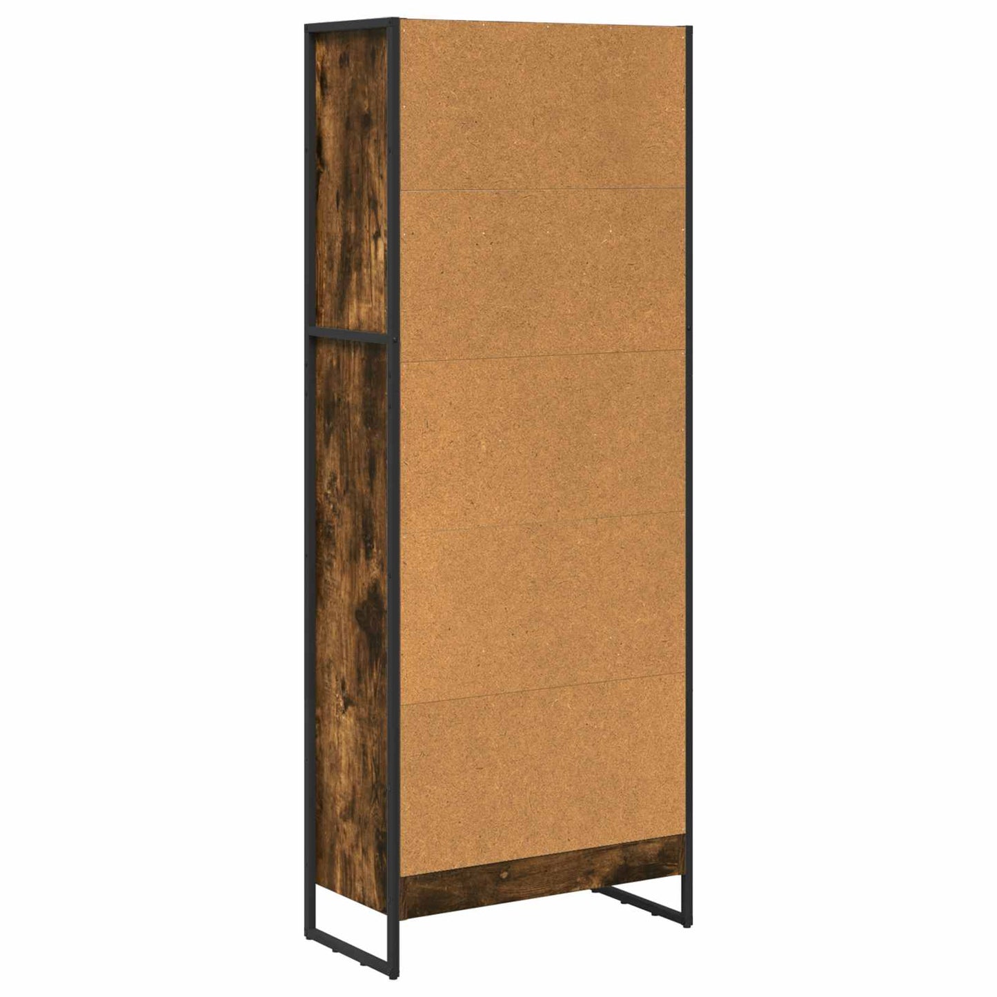 Bücherregal 60 x 30 x 155 cm Holzwerkstoff Raucharbe