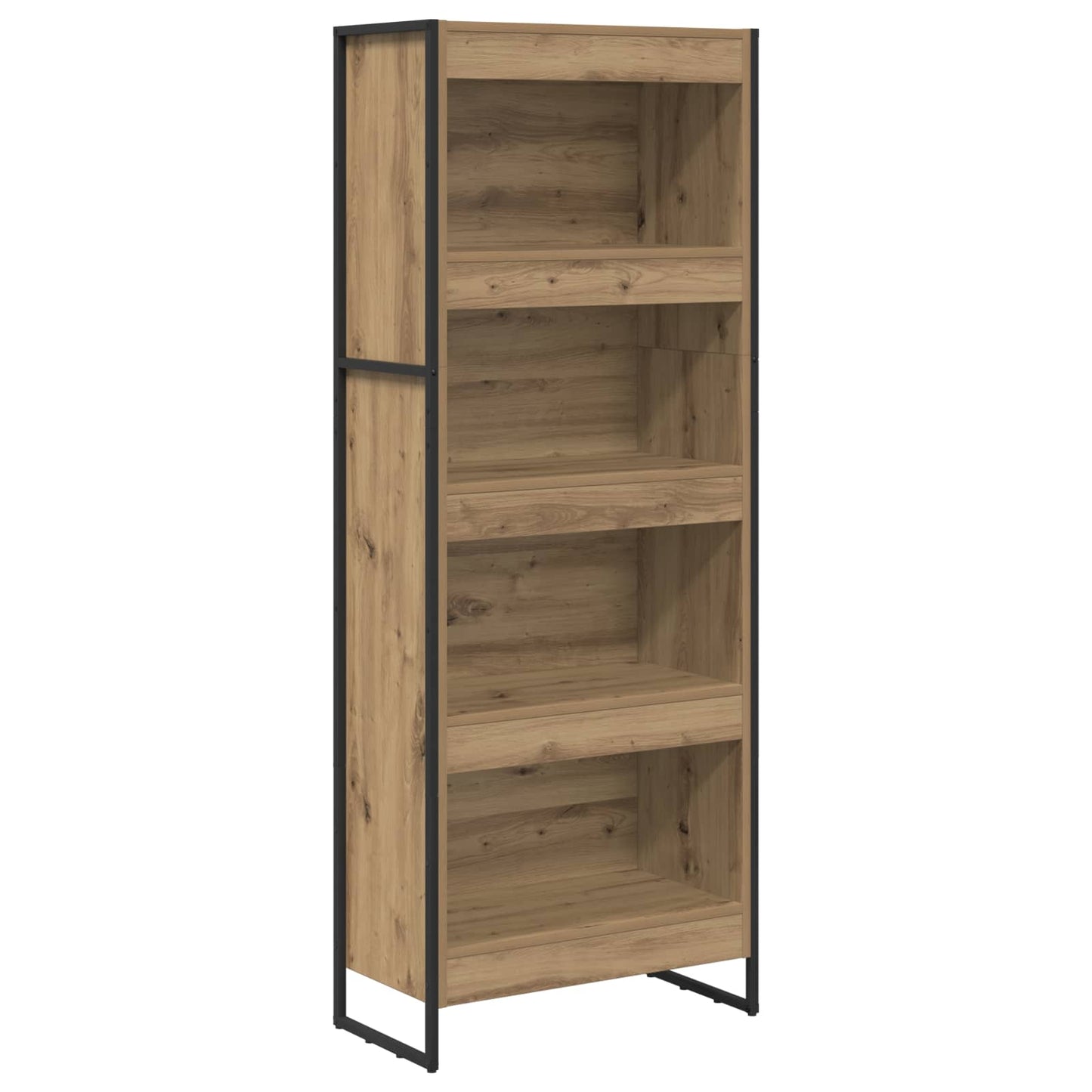Bücherregal 60 x 30 x 155 cm Holzwerkstoff Kunsthandwerk Eiche