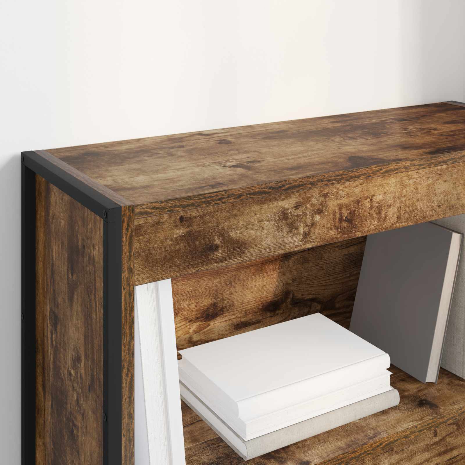 Bücherregal 80 x 30 x 86,5 cm Holzwerkstoff Raucharbe