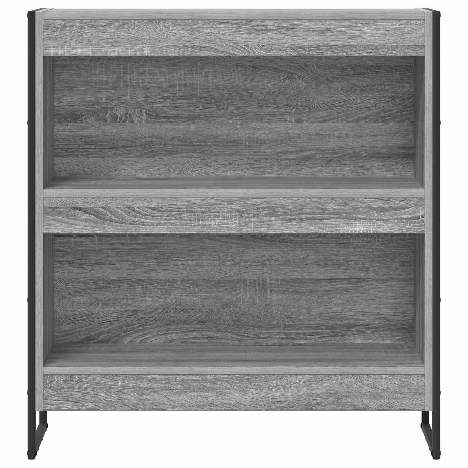 Bücherregal 80 x 30 x 86,5 cm Holzwerkstoff Graues Sonoma