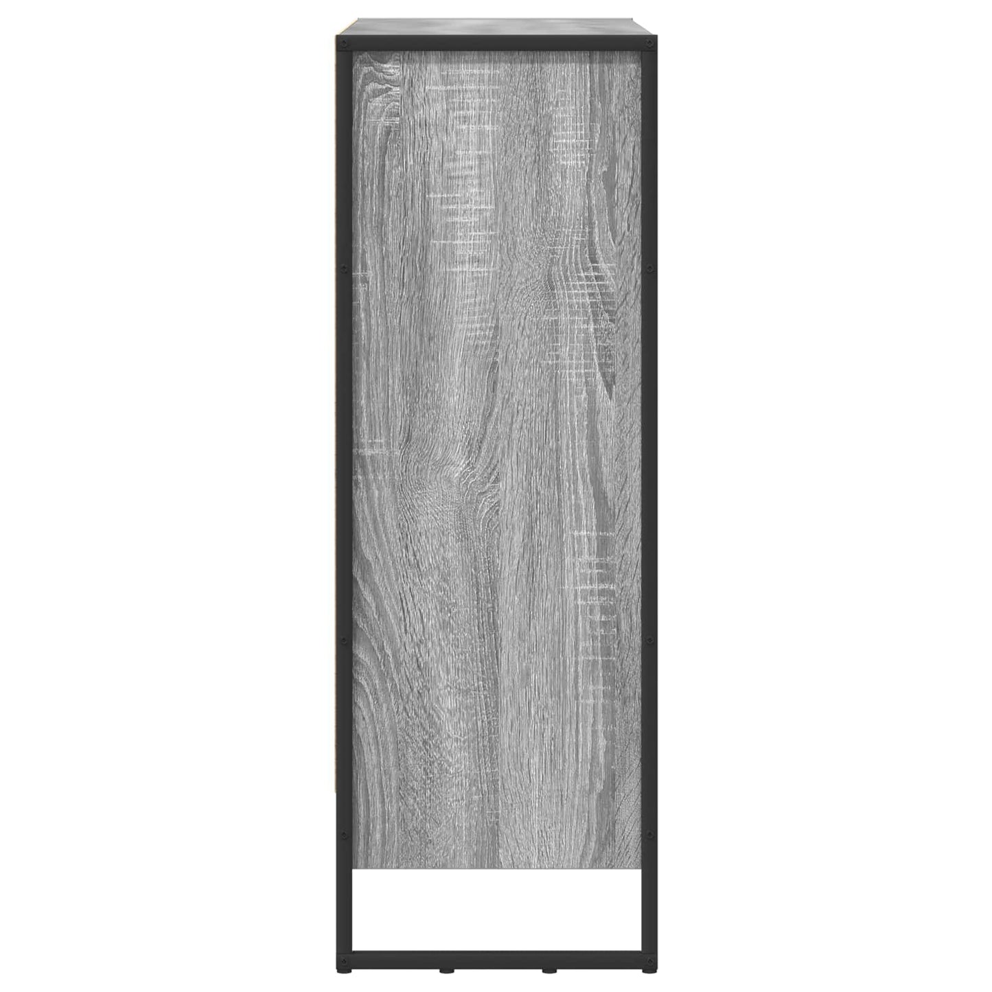 Bücherregal 80 x 30 x 86,5 cm Holzwerkstoff Graues Sonoma