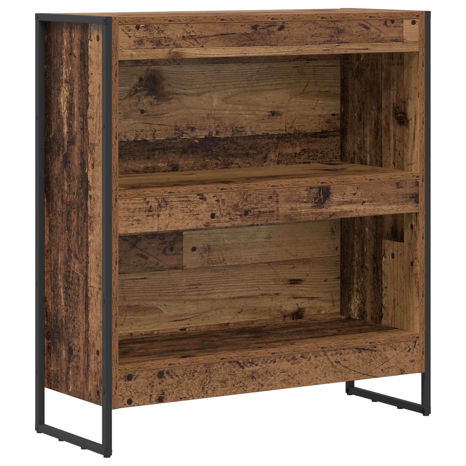 Bücherregal 80 x 30 x 86,5 cm Holzwerkstoff Altholz