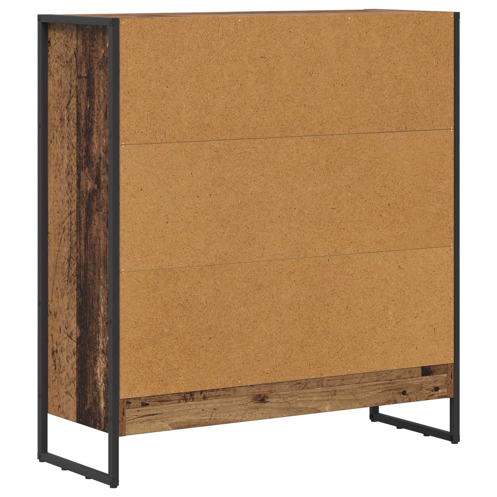 Bücherregal 80 x 30 x 86,5 cm Holzwerkstoff Altholz