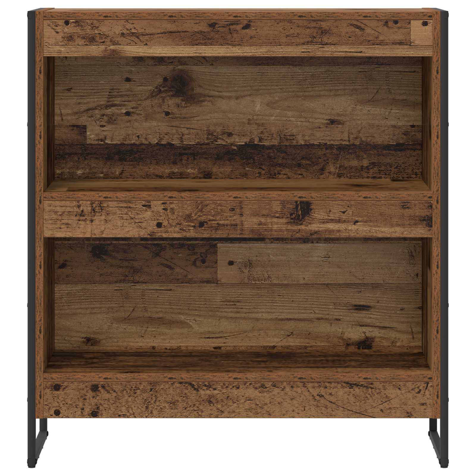 Bücherregal 80 x 30 x 86,5 cm Holzwerkstoff Altholz