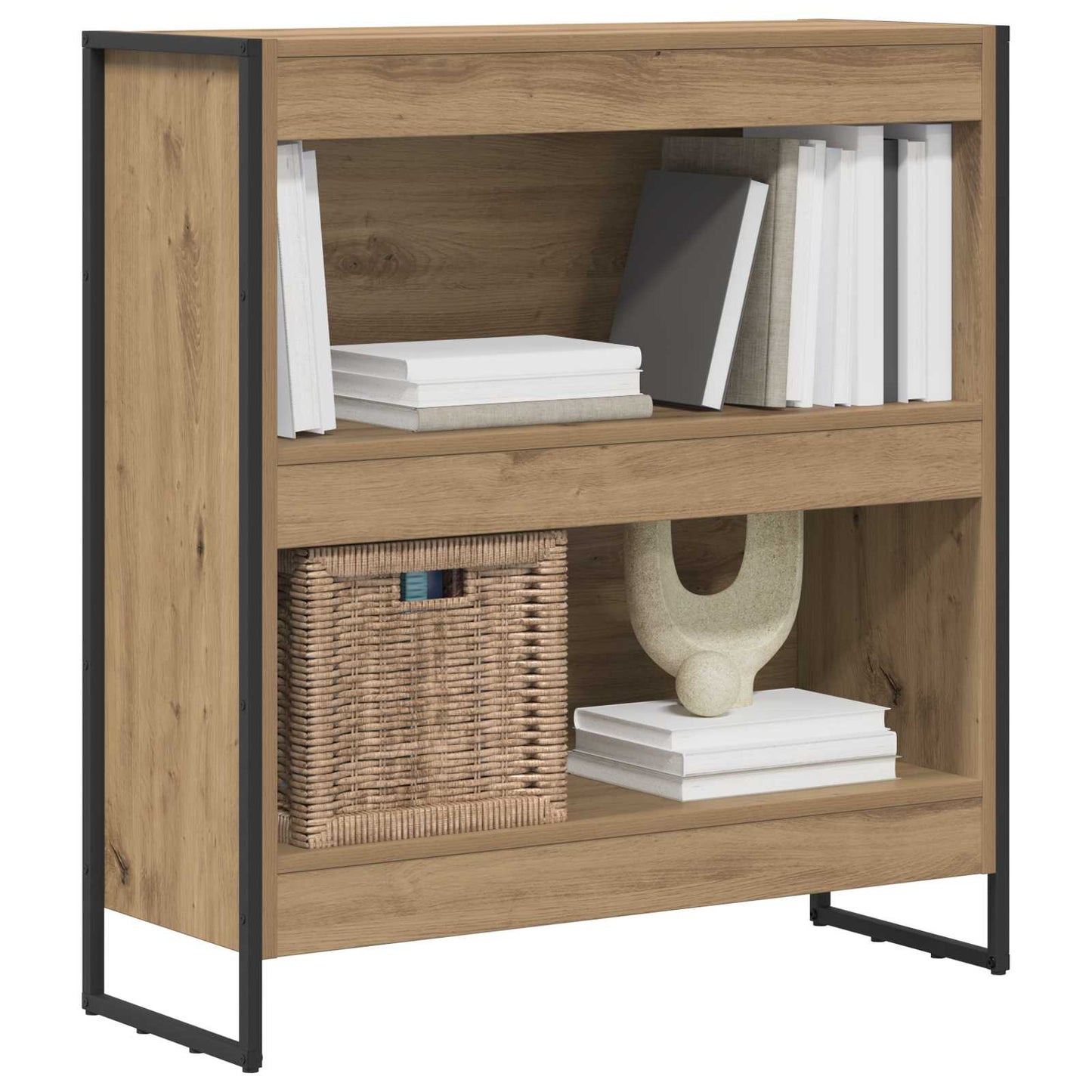 Bücherregal 80 x 30 x 86,5 cm Holzwerkstoff Kunsthandwerk Eiche