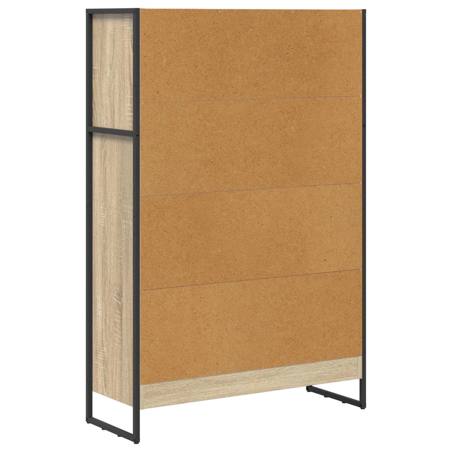 Bücherregal 80 x 30 x 121 cm Holzwerkstoff Sonoma