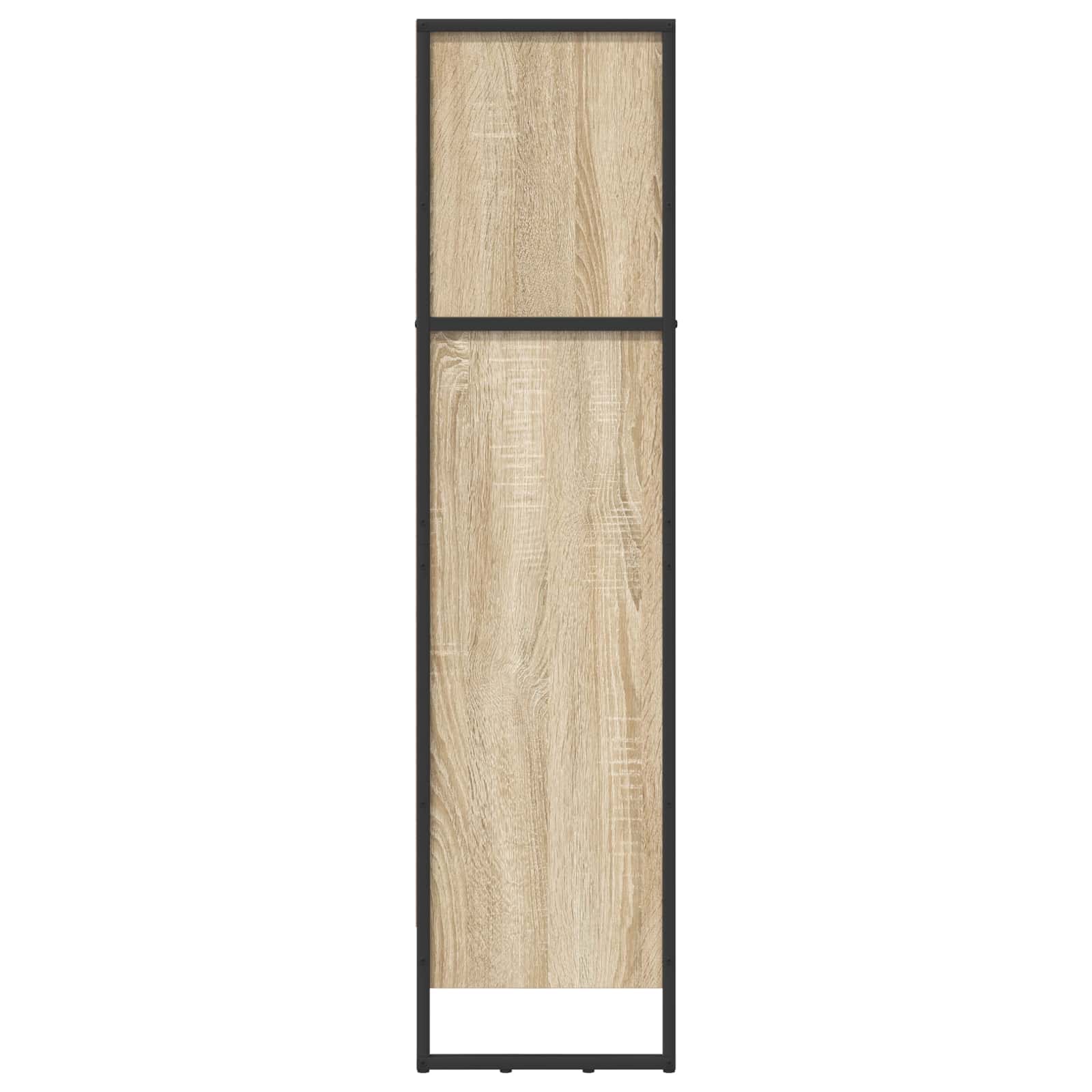 Bücherregal 80 x 30 x 121 cm Holzwerkstoff Sonoma