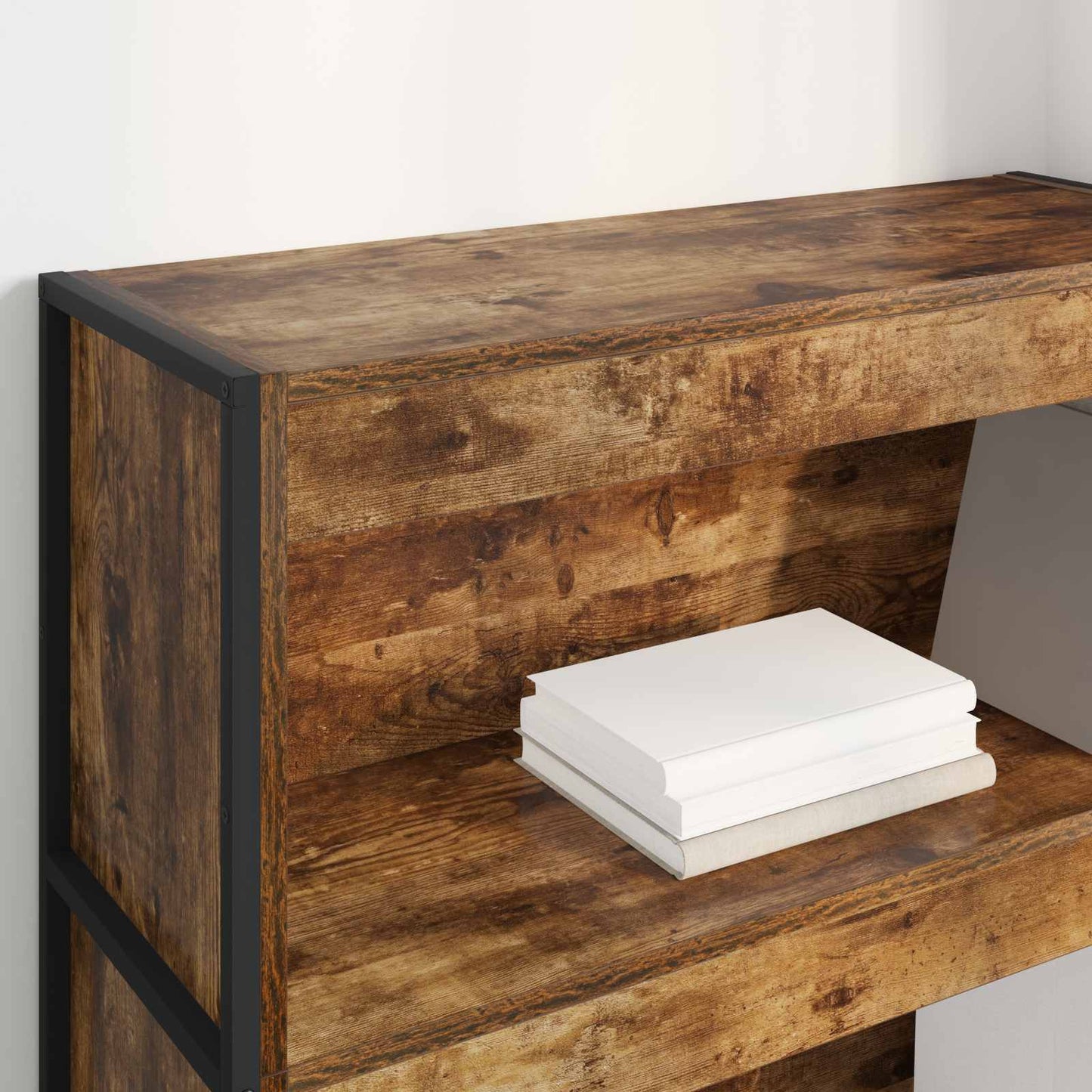 Bücherregal 80 x 30 x 121 cm Holzwerkstoff Raucharbe