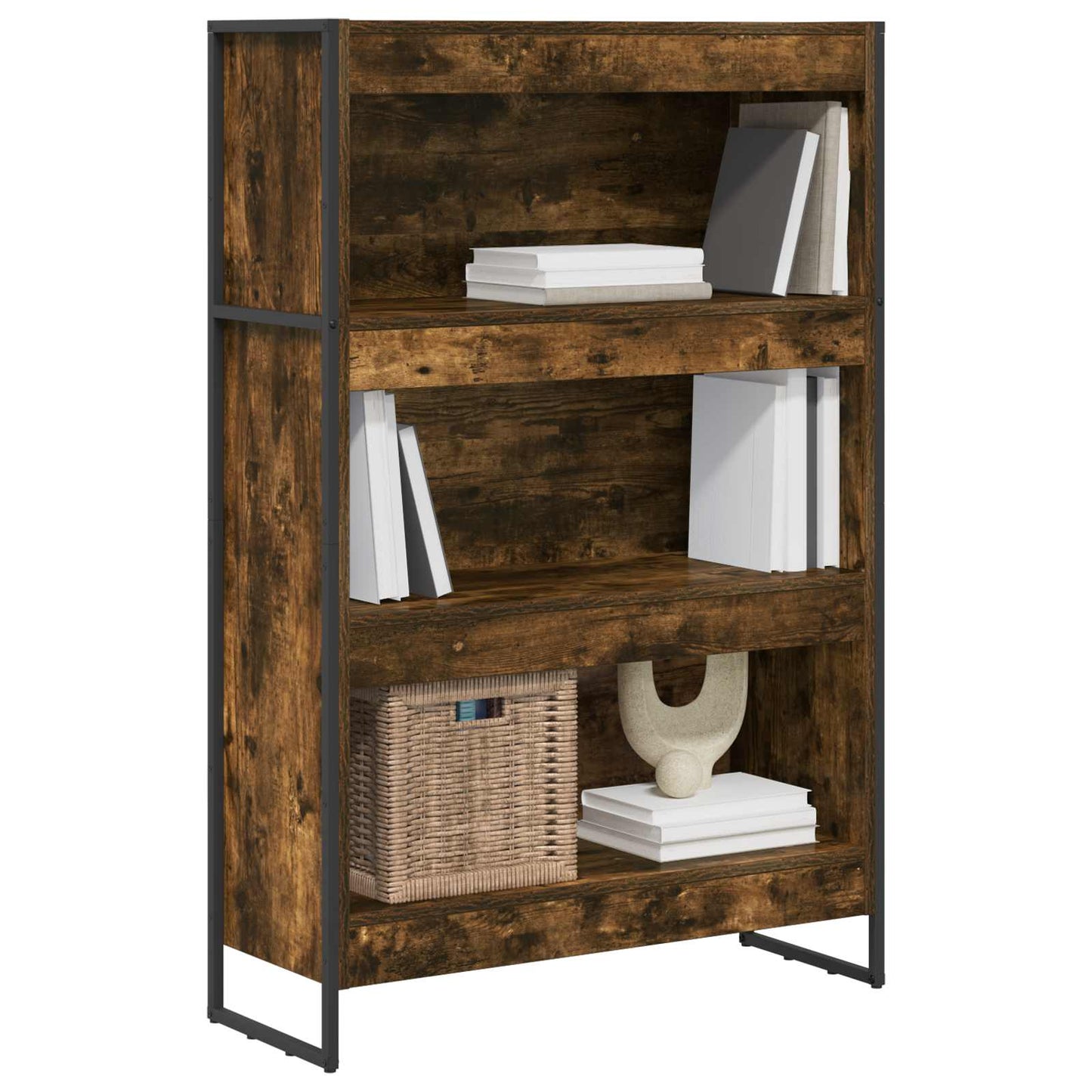Bücherregal 80 x 30 x 121 cm Holzwerkstoff Raucharbe