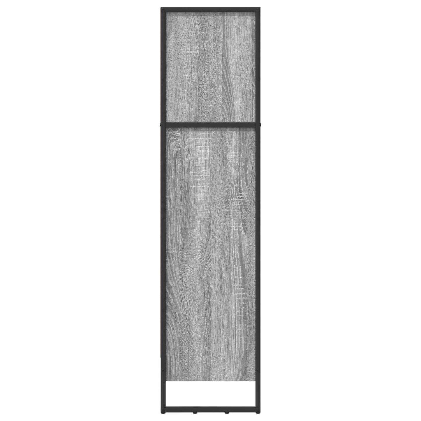Bücherregal 80 x 30 x 121 cm Holzwerkstoff Graues Sonoma