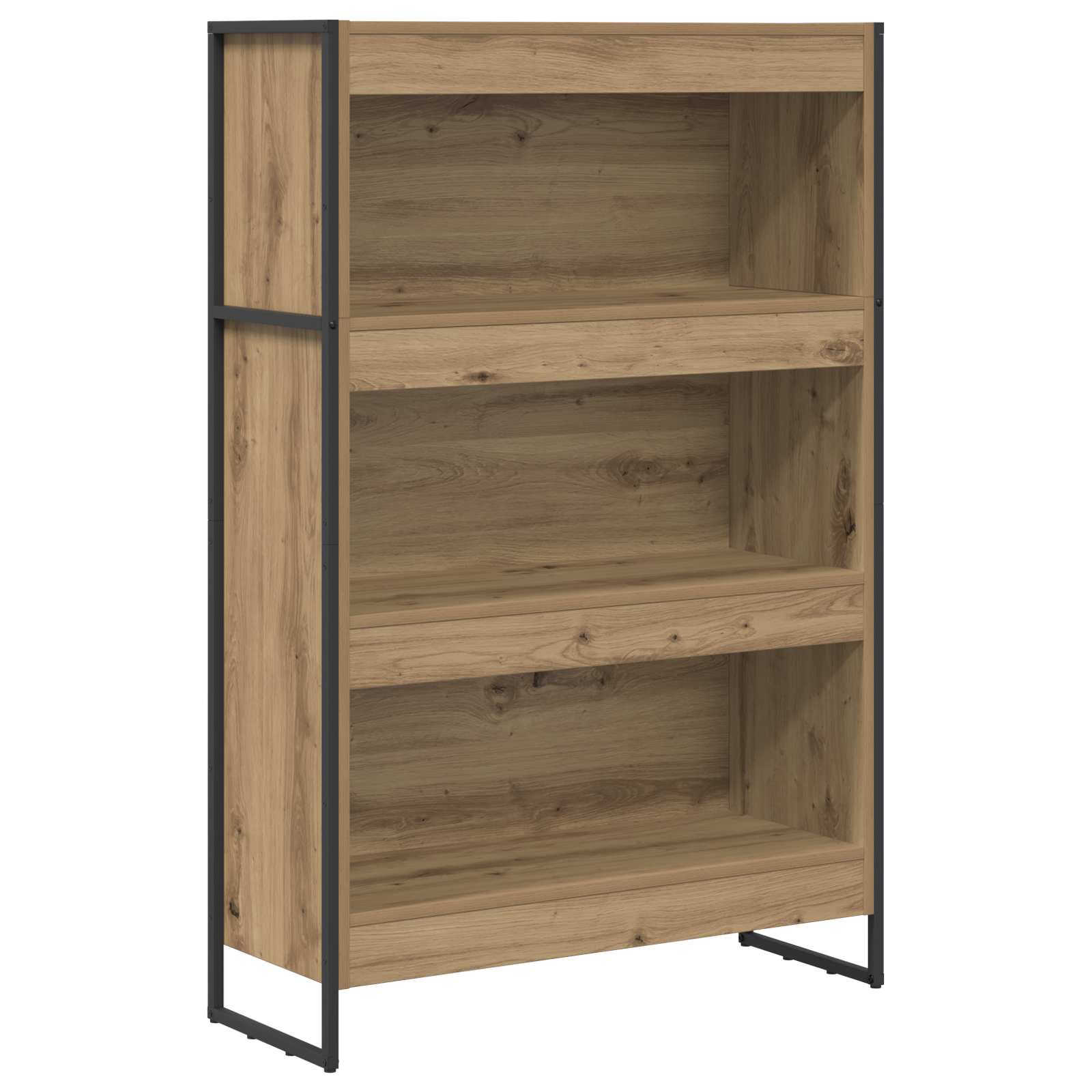 Bücherregal 80 x 30 x 121 cm Holzwerkstoff Kunsthandwerk Eiche