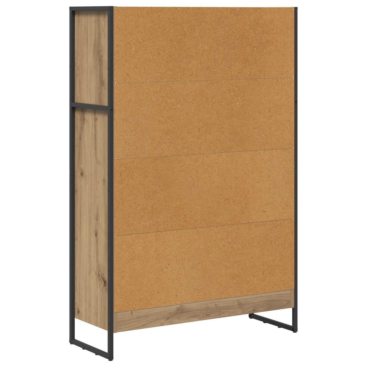 Bücherregal 80 x 30 x 121 cm Holzwerkstoff Kunsthandwerk Eiche