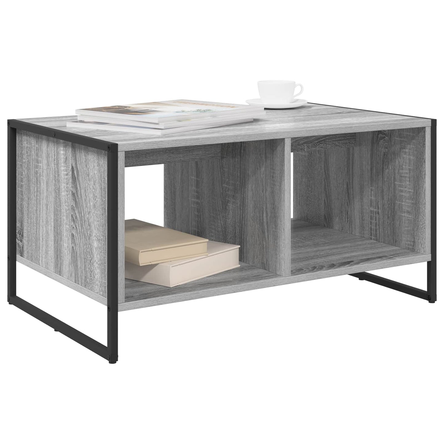 Couchtisch Graues Sonoma 80 x 50 x 40 cm Holzwerkstoff