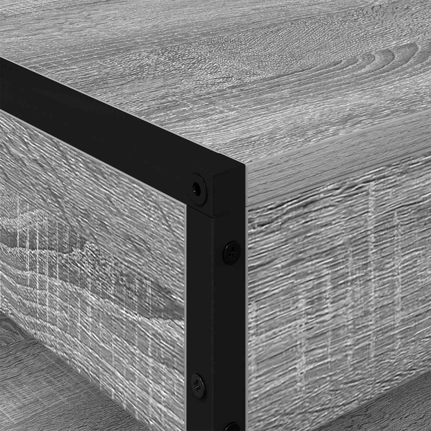 Couchtisch Graues Sonoma 80 x 50 x 40 cm Holzwerkstoff