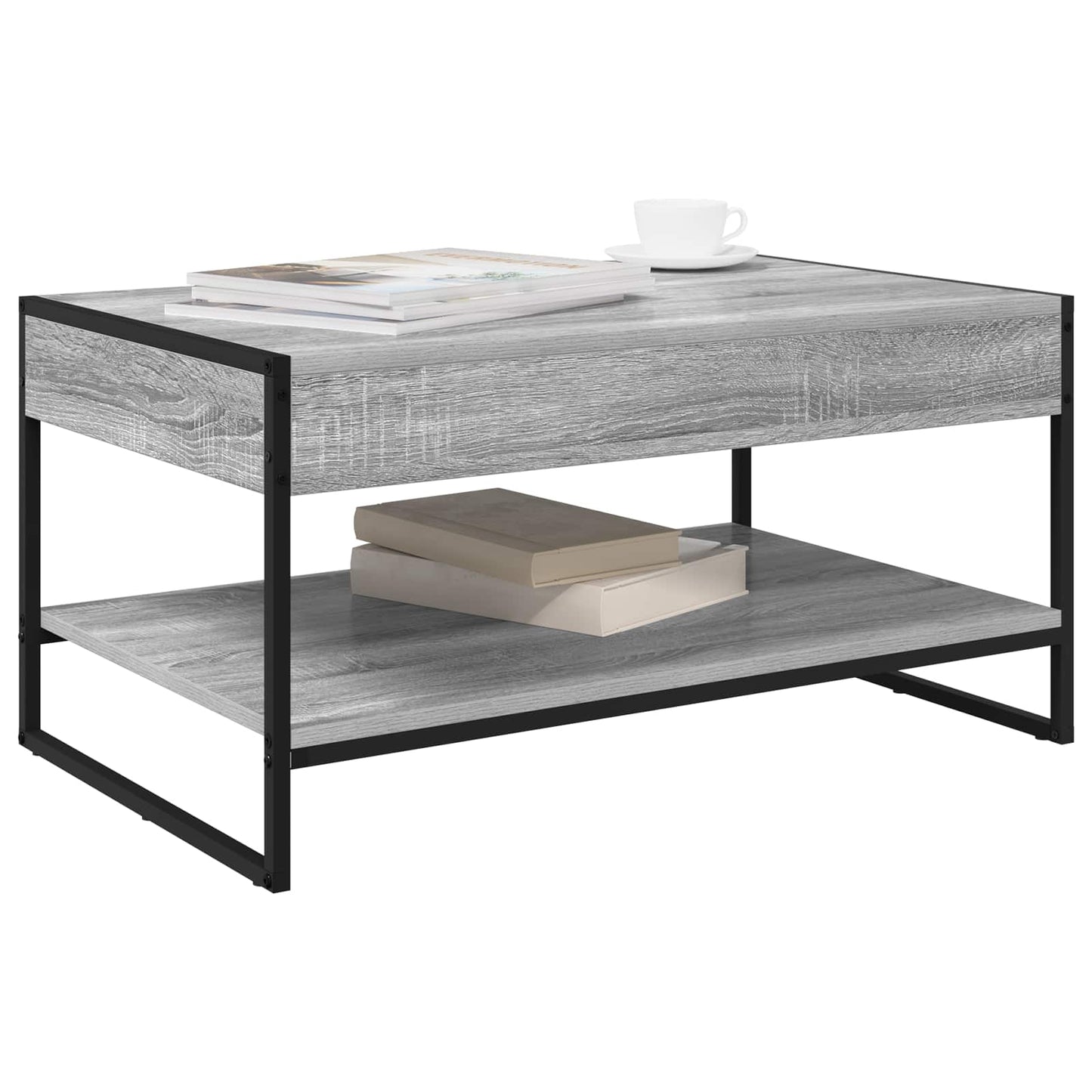 Couchtisch Graues Sonoma 80 x 50 x 40 cm Holzwerkstoff