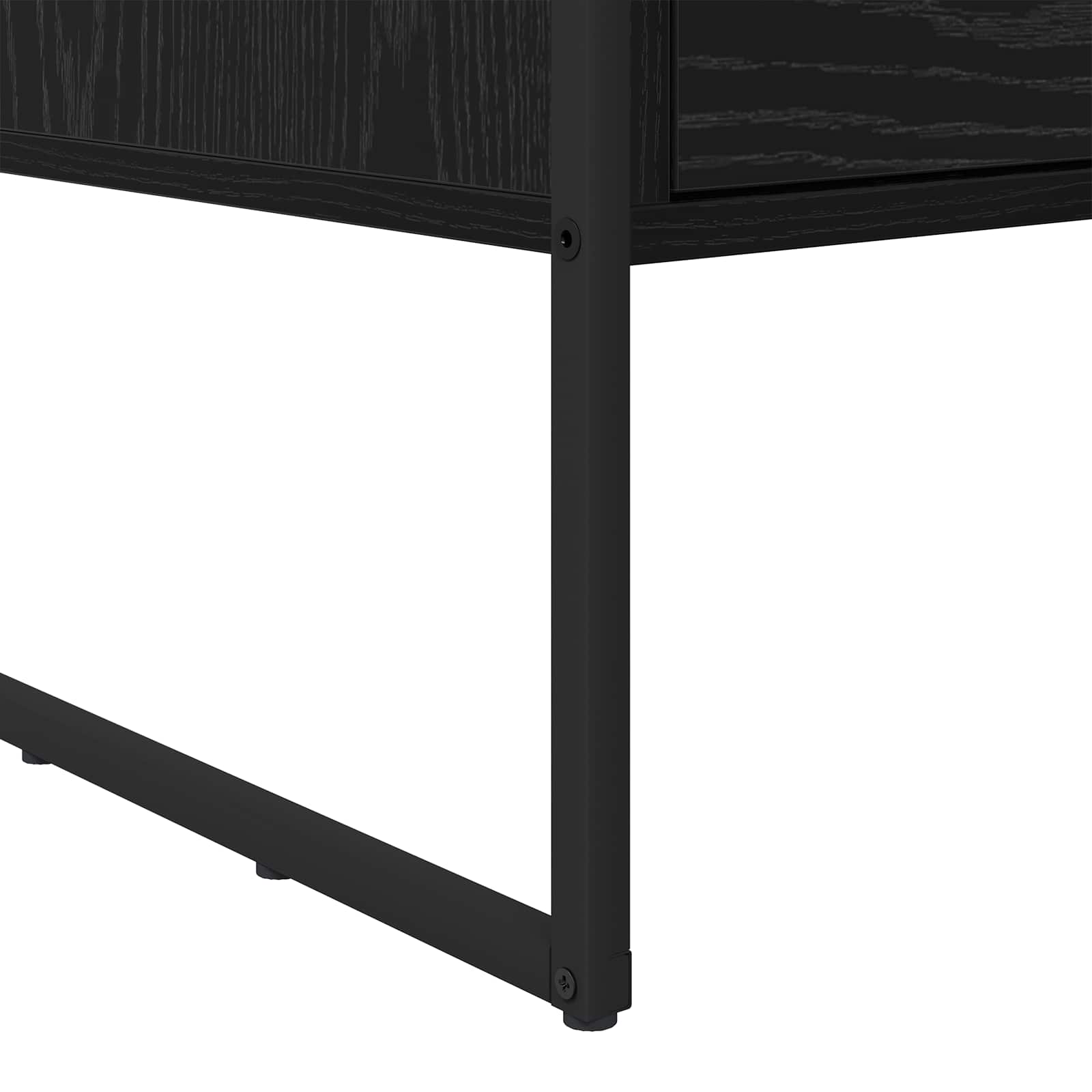 Couchtisch Schwarz Eichen-Optik 100 x 46 x 40 cm Holzwerkstoff
