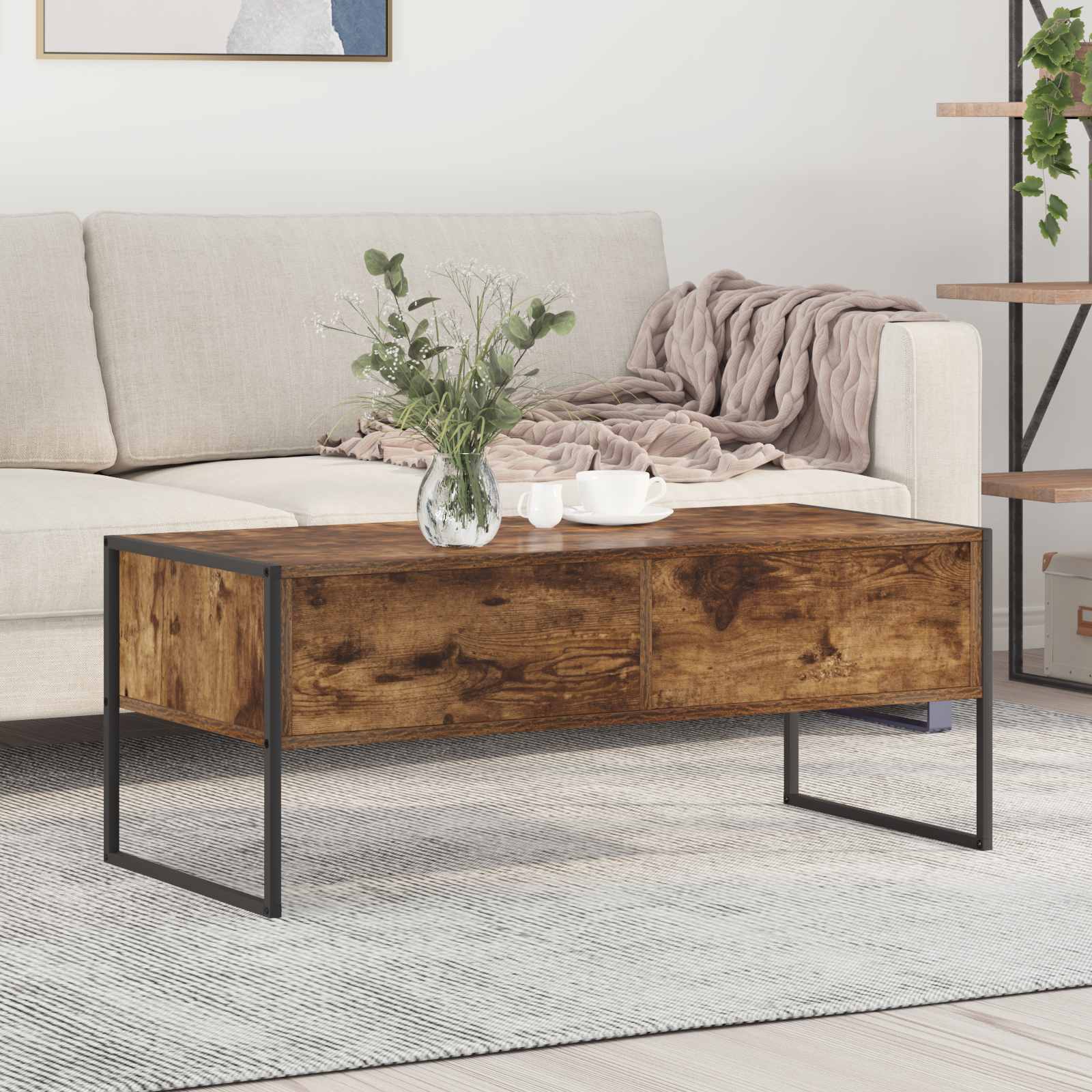 Couchtisch Raucharbe 100 x 46 x 40 cm Holzwerkstoff
