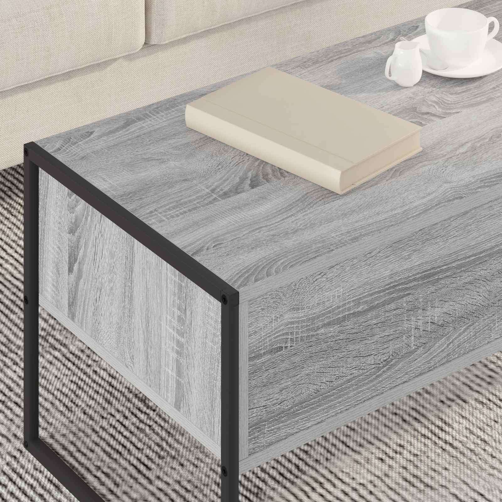 Couchtisch Sonoma-Grau 100 x 46 x 40 cm Holzwerkstoff