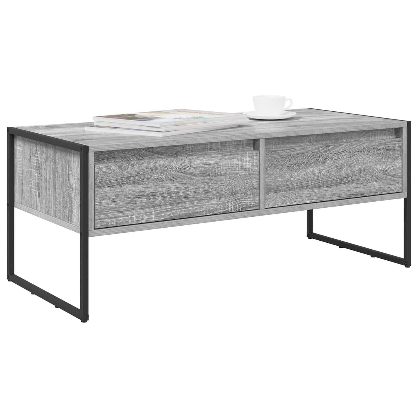 Couchtisch Sonoma-Grau 100 x 46 x 40 cm Holzwerkstoff
