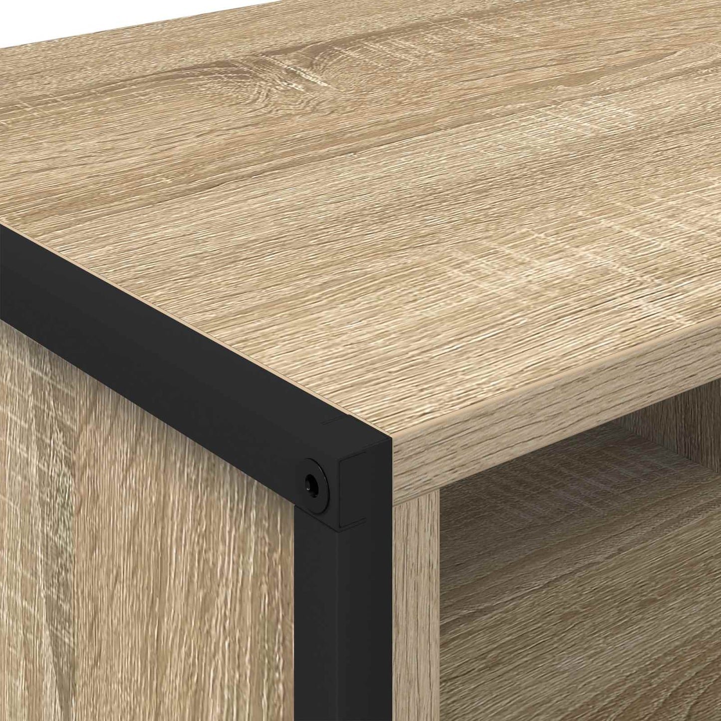Schuhschrank 60 x 35 x 44 cm Holzwerkstoff Sonoma