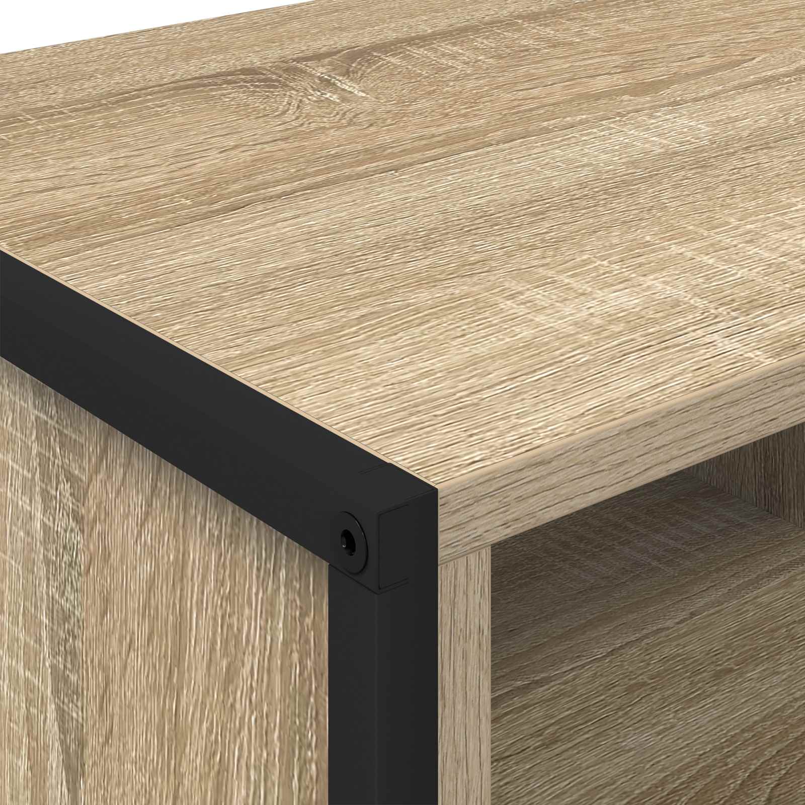 Schuhschrank 60 x 35 x 44 cm Holzwerkstoff Sonoma